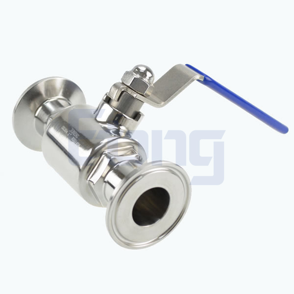 Stainless-Steel-Food-Processing-Manual-Type-Tri-Clamped-Ball-Valve