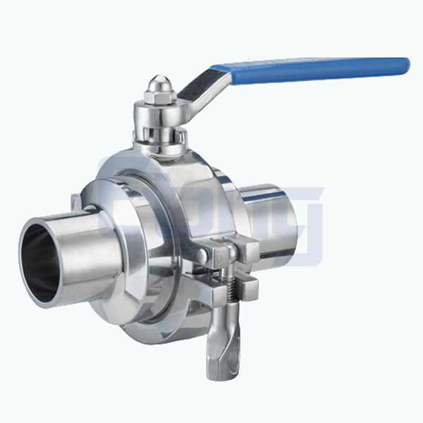 Stainless-Steel-Hygienic-Grade-Welded-Manual-Type-Non-Retention-Ball-Valve