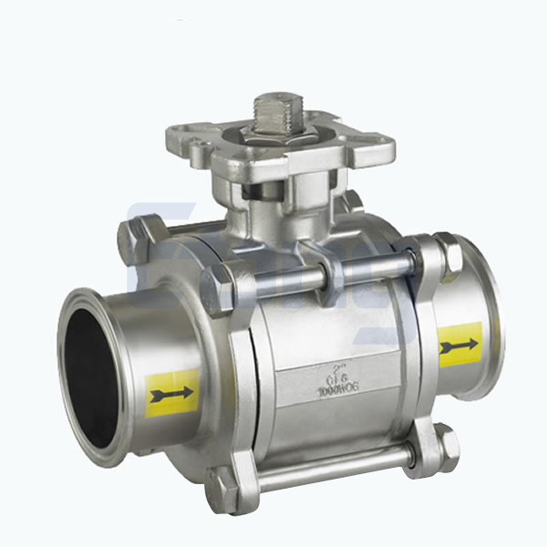 Stainless-Steel-Hygienic-Grade-3-Way-Threaded-Ball-Valve