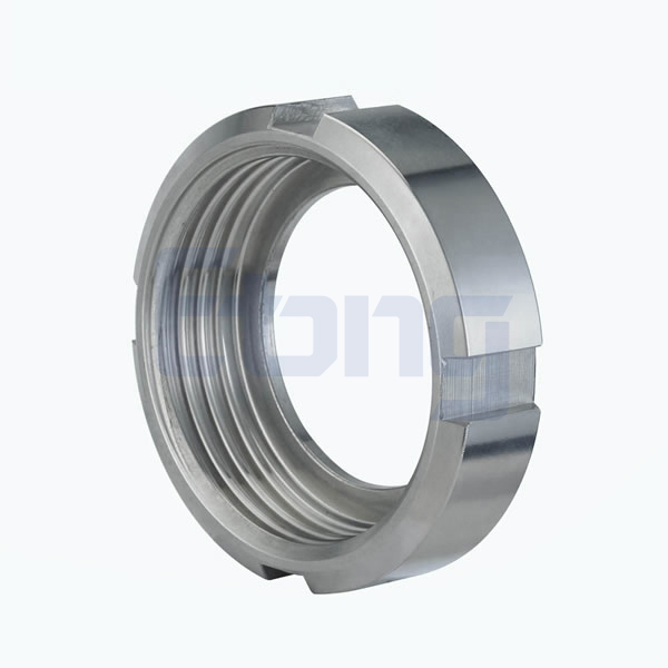 stainless-steel-sanitary-SMS-round-nut-with-6-slots