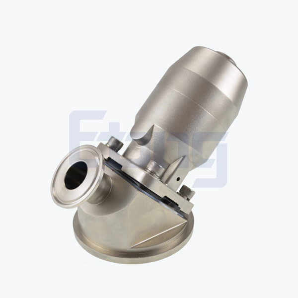 Stainless steel food grade pneumatic tank bottom diaphragm valve