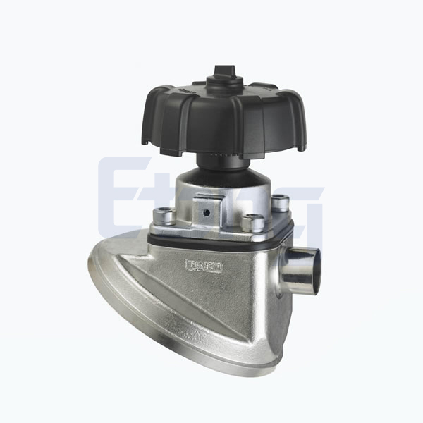 Stainless steel sanitary manual tank bottom diaphragm valve