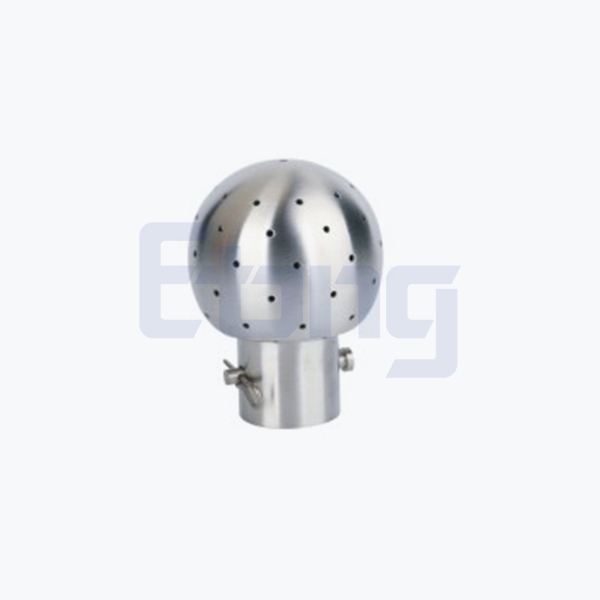 Sanitary fixed pin cleaning ball