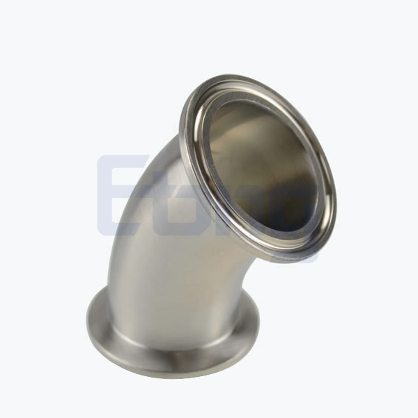 Stainless steel food grade 2WCL welded short 90D elbow