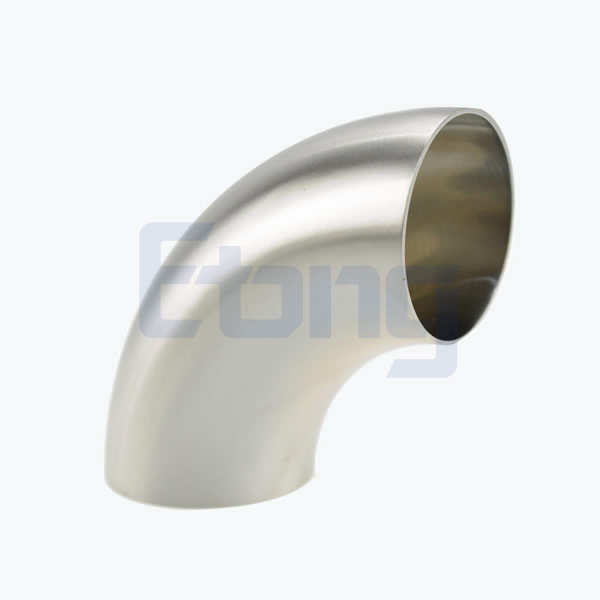 Stainless steel sanitary 2WCL butt short 90D elbow