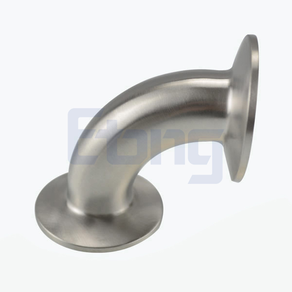 Stainless steel food grade 2CMP three-clamp 90d elbow