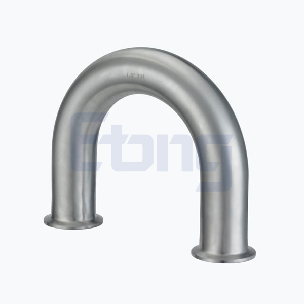 Stainless steel sanitary 2WUMP-180D-U type welding elbow