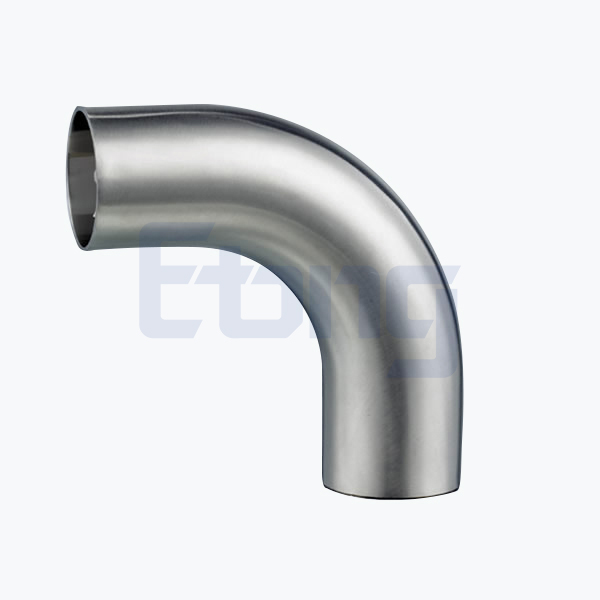 Stainless steel food grade L2S long 90d welding elbow