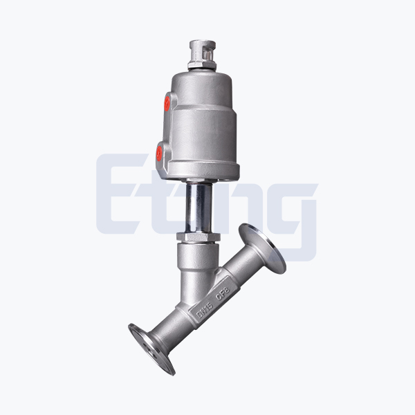 All stainless steel pneumatic quick-install angle seat valve